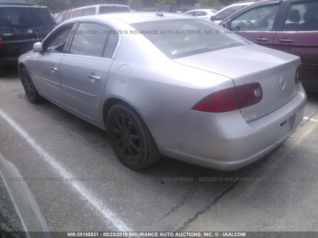 1G4HD57287U107632 - 2007 BUICK LUCERNE CXL SILVER photo 3