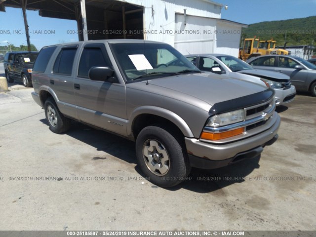 1GNDT13X34K118200 - 2004 CHEVROLET BLAZER Pewter photo 1