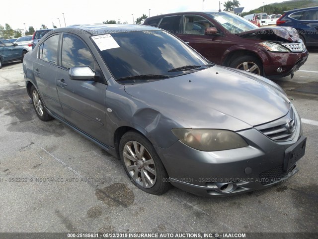 JM1BK323161407405 - 2006 MAZDA 3 S GRAY photo 1