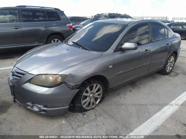 JM1BK323161407405 - 2006 MAZDA 3 S GRAY photo 2