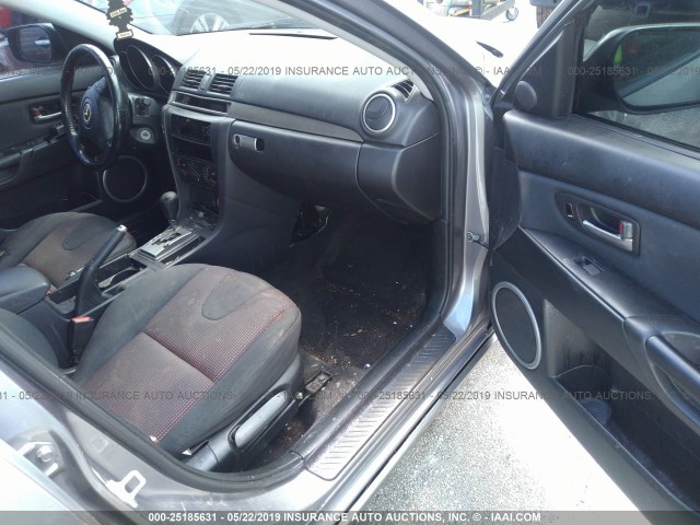 JM1BK323161407405 - 2006 MAZDA 3 S GRAY photo 5