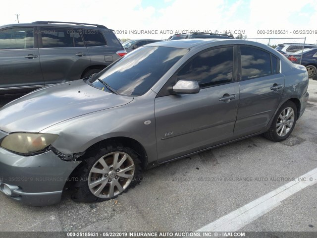 JM1BK323161407405 - 2006 MAZDA 3 S GRAY photo 6