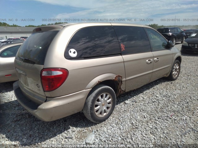 2C4GP44302R504577 - 2002 CHRYSLER TOWN & COUNTRY LX GOLD photo 4