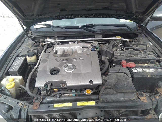 JN1DA31A12T309584 - 2002 NISSAN MAXIMA GLE/SE GRAY photo 10