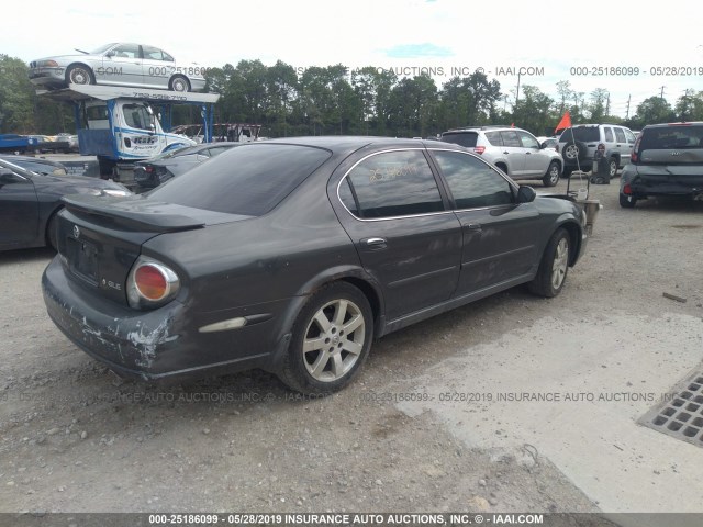 JN1DA31A12T309584 - 2002 NISSAN MAXIMA GLE/SE GRAY photo 4