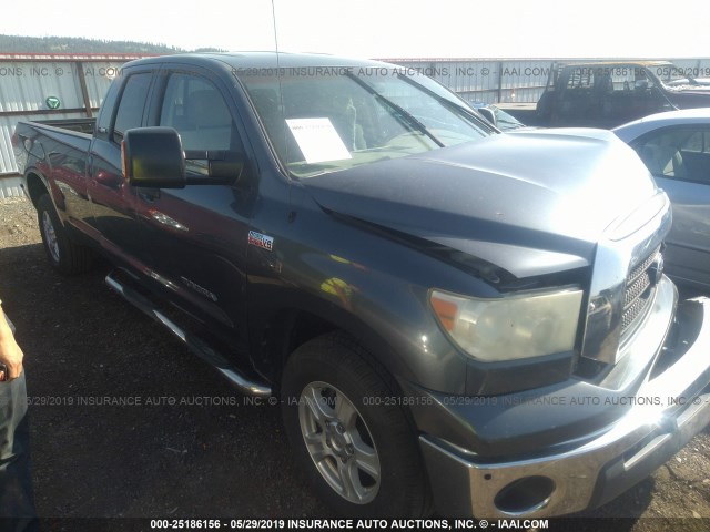 5TFSV54197X002695 - 2007 TOYOTA TUNDRA DOUBLE CAB SR5 GRAY photo 1