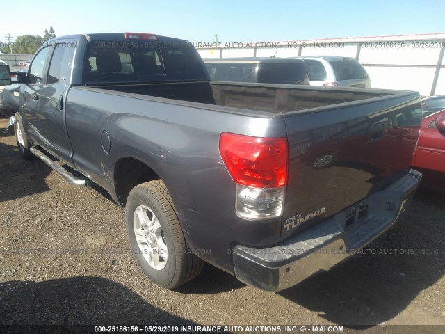 5TFSV54197X002695 - 2007 TOYOTA TUNDRA DOUBLE CAB SR5 GRAY photo 3