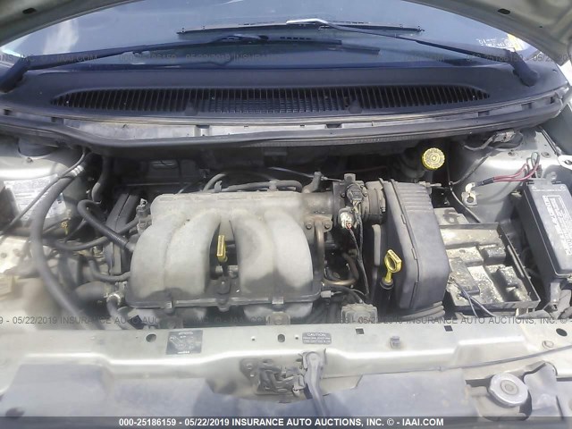 2P4FP25B8XR399862 - 1999 PLYMOUTH VOYAGER GRAY photo 10