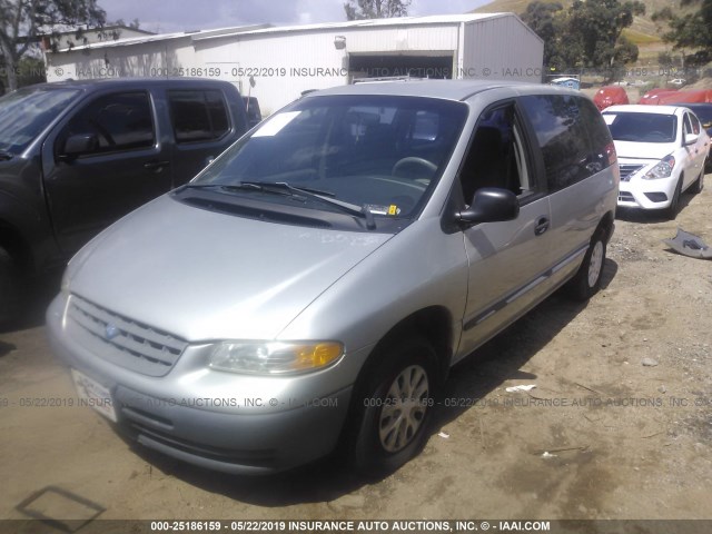 2P4FP25B8XR399862 - 1999 PLYMOUTH VOYAGER GRAY photo 2