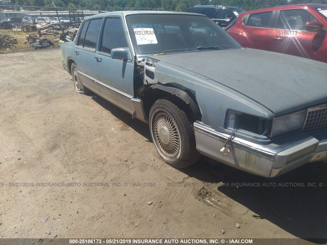 1G6CB533XL4203505 - 1990 CADILLAC FLEETWOOD BLUE photo 6