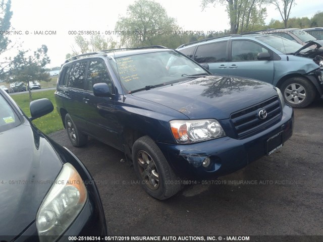 JTEEP21A070227683 - 2007 TOYOTA HIGHLANDER SPORT/LIMITED BLUE photo 1