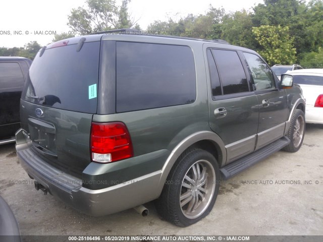 1FMPU17L53LB56896 - 2003 FORD EXPEDITION EDDIE BAUER GREEN photo 4