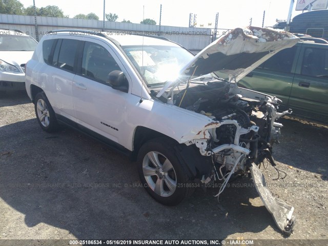 1J4NT1FB9BD260950 - 2011 JEEP COMPASS SPORT WHITE photo 1