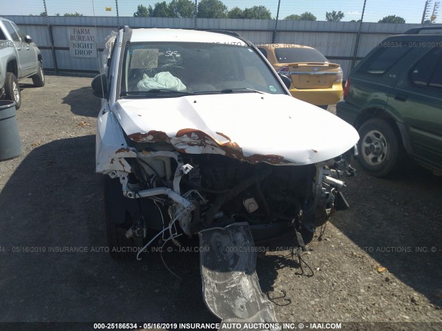 1J4NT1FB9BD260950 - 2011 JEEP COMPASS SPORT WHITE photo 6