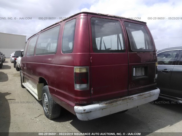 1FBJS31H5RHA26486 - 1994 FORD ECONOLINE E350 SUPER DUTY MAROON photo 3