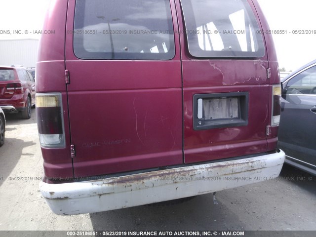 1FBJS31H5RHA26486 - 1994 FORD ECONOLINE E350 SUPER DUTY MAROON photo 6