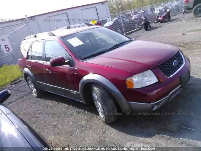 1FMZK05125GA53960 - 2005 FORD FREESTYLE SEL RED photo 1