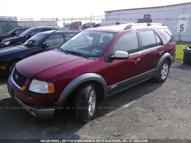 1FMZK05125GA53960 - 2005 FORD FREESTYLE SEL RED photo 2