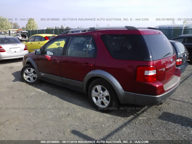 1FMZK05125GA53960 - 2005 FORD FREESTYLE SEL RED photo 3