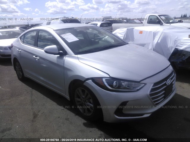 5NPD84LF5JH326012 - 2018 HYUNDAI ELANTRA SEL/VALUE/LIMITED SILVER photo 1