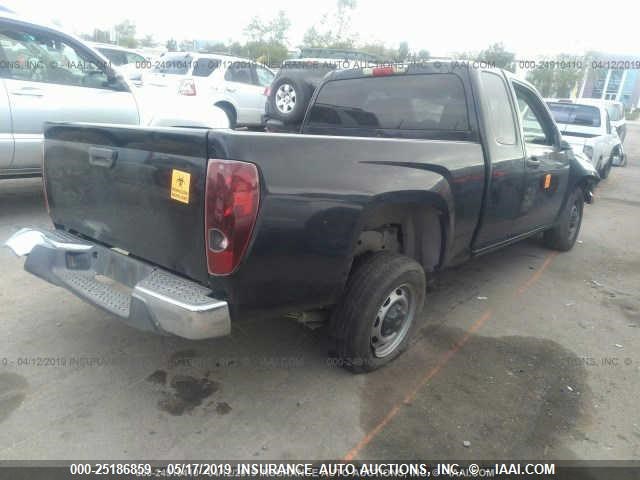 1GCCS198458182915 - 2005 CHEVROLET COLORADO BLACK photo 4