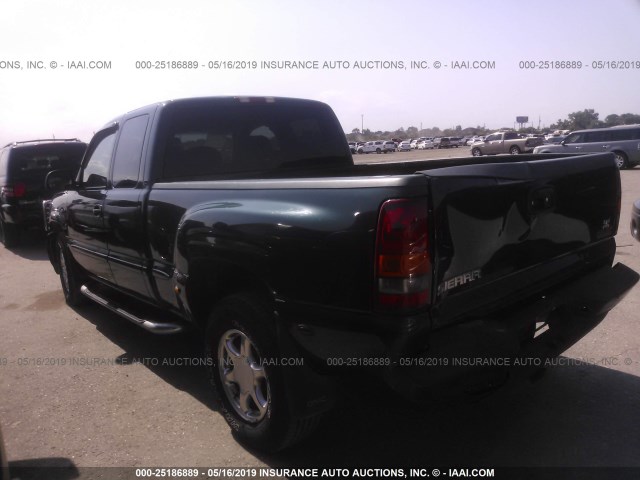 2GTFK69U221354073 - 2002 GMC SIERRA K1500 DENALI GREEN photo 3