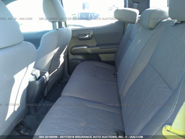 3TMCZ5AN0KM199643 - 2019 TOYOTA TACOMA DOUBLE CAB/SR/SR5/TRD SPO BEIGE photo 8