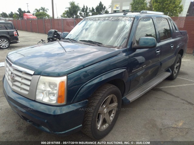 3GYEK62N56G142855 - 2006 CADILLAC ESCALADE EXT BLUE photo 2