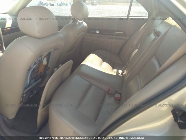 1LNHM87A8YY756382 - 2000 LINCOLN LS TAN photo 8