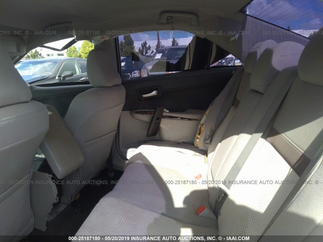 4T4BF1FKXDR286249 - 2013 TOYOTA CAMRY L/SE/LE/XLE 白色 照片 8