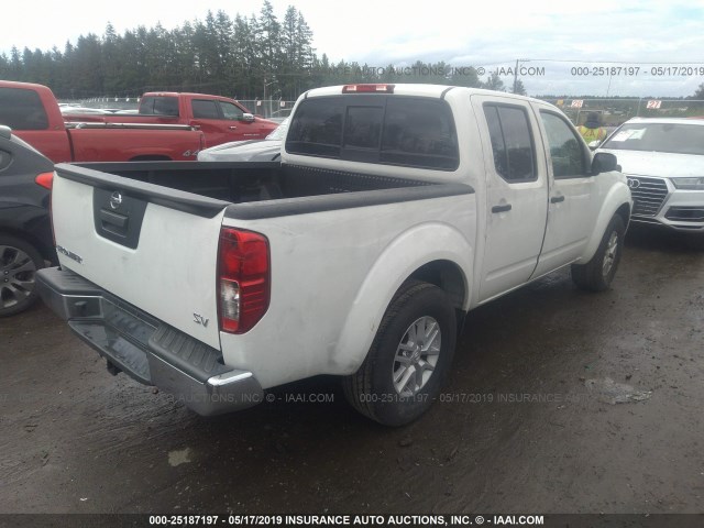 1N6AD0ER6KN729302 - 2019 NISSAN FRONTIER S/SV/SL/DESERT RUNNER WHITE photo 4