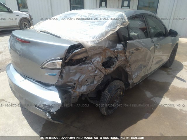 JM1BL1U7XD1752964 - 2013 MAZDA 3 I SILVER photo 4