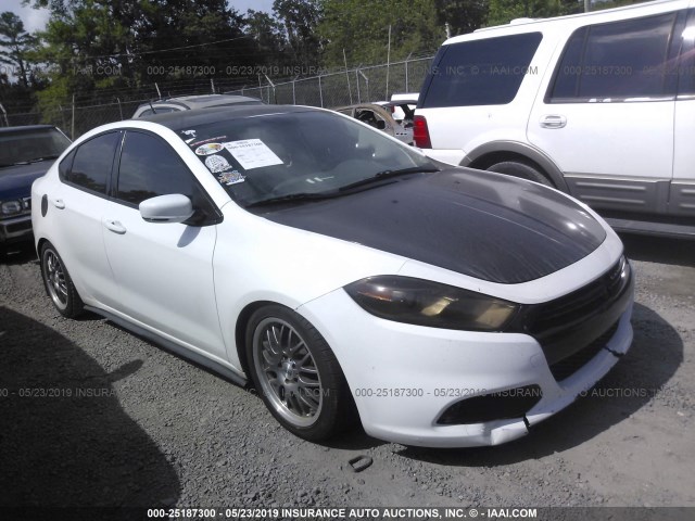 1C3CDFCA6DD334268 - 2013 DODGE DART LIMITED/R/T WHITE photo 1