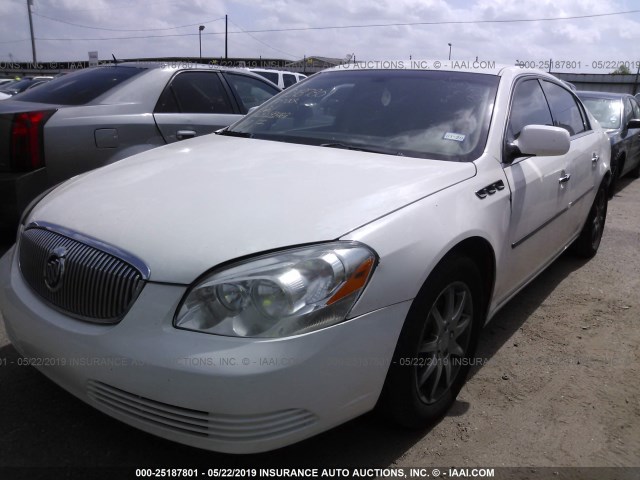 1G4HD57227U108825 - 2007 BUICK LUCERNE CXL WHITE photo 2