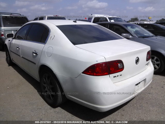 1G4HD57227U108825 - 2007 BUICK LUCERNE CXL WHITE photo 3