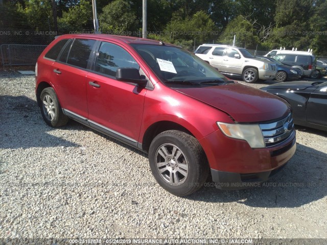 2FMDK36CX8BA05243 - 2008 FORD EDGE SE RED photo 1