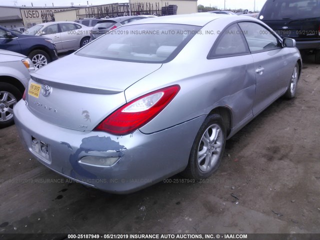 4T1CE30P27U757235 - 2007 TOYOTA CAMRY SOLARA SE/SLE SILVER photo 6