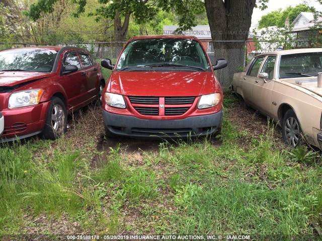 1D4GP25B86B754764 - 2006 DODGE CARAVAN SE MAROON photo 6