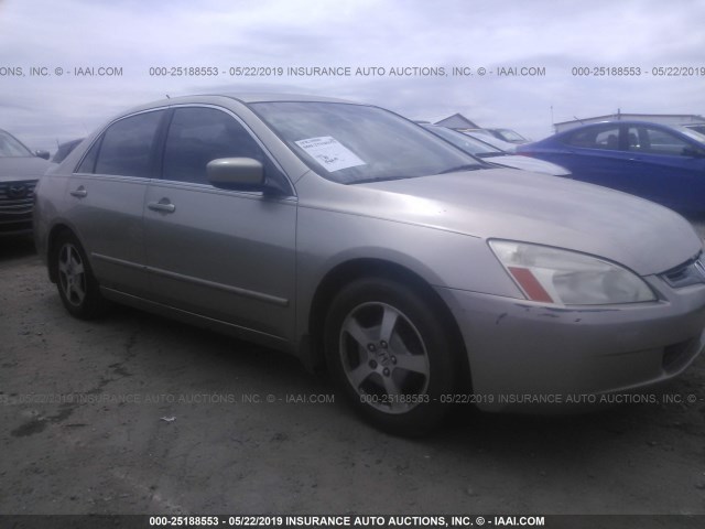 JHMCN36425C002895 - 2005 HONDA ACCORD HYBRID GOLD photo 1