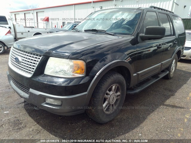 1FMFU16566LA86148 - 2006 FORD EXPEDITION XLT BLACK photo 2