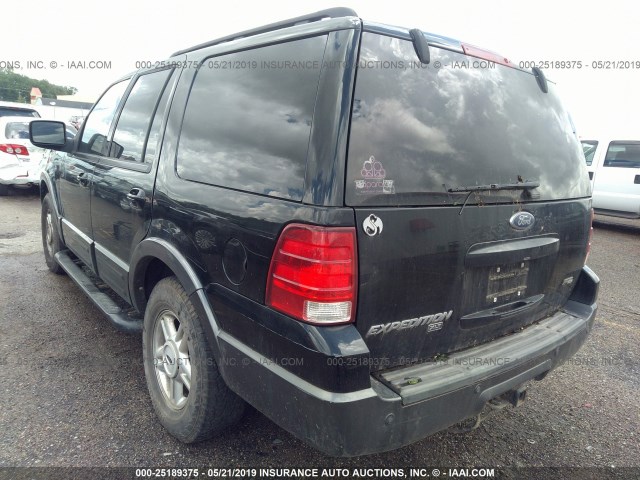 1FMFU16566LA86148 - 2006 FORD EXPEDITION XLT BLACK photo 3