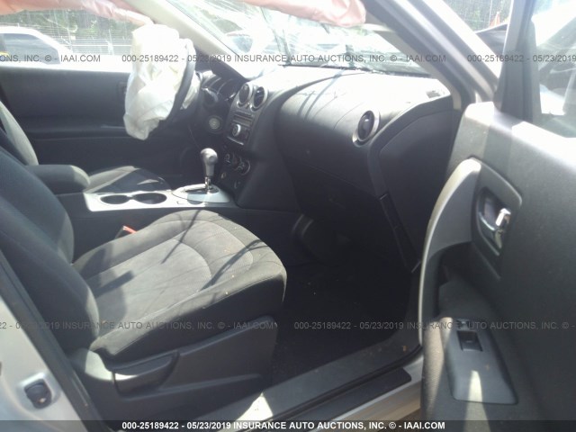 JN8AS5MTXCW264302 - 2012 NISSAN ROGUE S/SV SILVER photo 5