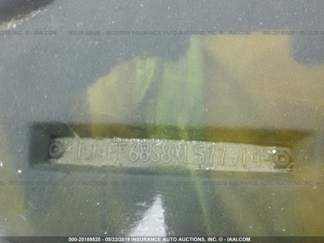 1J4FF68S8XL577914 - 1999 JEEP CHEROKEE SPORT/CLASSIC Zielony zdjęcie 9