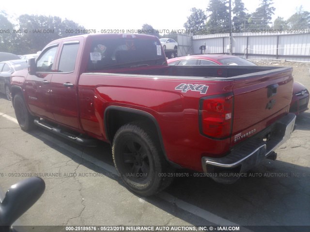 1GCVKREC7EZ219659 - 2014 CHEVROLET SILVERADO K1500 LT RED photo 3