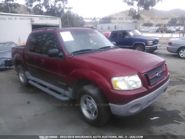 1FMZU77EX1UC81347 - 2001 FORD EXPLORER SPORT TR  RED photo 1