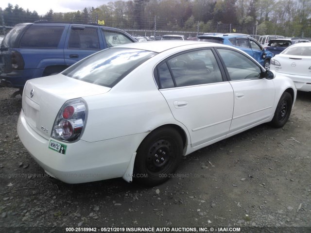 1N4AL11D75N906620 - 2005 NISSAN ALTIMA S/SL WHITE photo 4