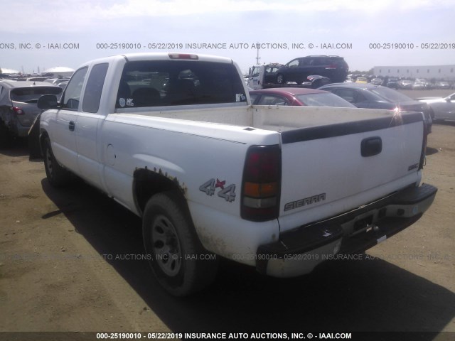 1GTEK19V56Z191729 - 2006 GMC NEW SIERRA K1500 WHITE photo 3