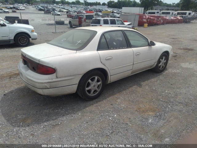 2G4WB55KX21159140 - 2002 BUICK REGAL LS WHITE photo 4