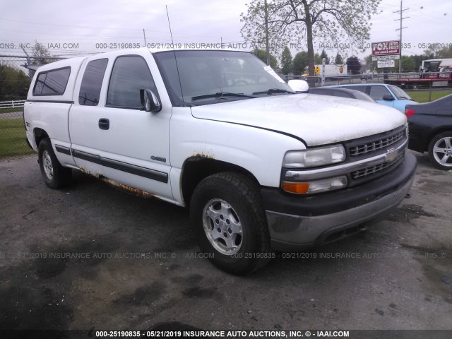 1GCEK19T11E144700 - 2001 CHEVROLET SILVERADO K1500 WHITE photo 1