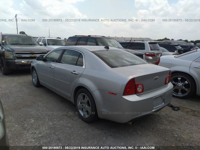 1G1ZD5EU5CF103803 - 2012 CHEVROLET MALIBU 2LT SILVER photo 3